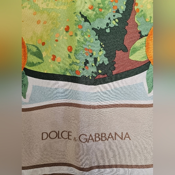 Dolce & Gabbana Silk Scarf - Picture 2 of 4